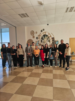 Hitit Üniversitesi Rektör Yardımcısı Prof. Dr. Eşref Savaş Başçı’dan Sanat Projelerine Destek Ziyareti