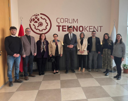 SANKAD Yönetimi Çorum Teknokent’ti Ziyaret Etti