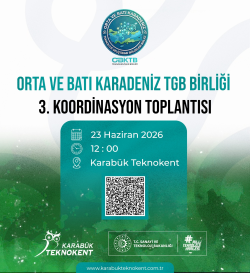 Orta ve Batı Karadeniz TGB Birliği 3. Koordinasyon Toplantısı Karabük’te Gerçekleştiriliyor