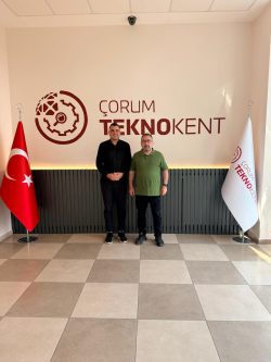 Serhat Teknopark Genel Müdürü Turgay Şaşmaz’dan Çorum Teknokent’e Ziyaret