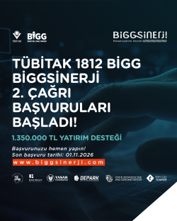 TÜBİTAK 1812 BİGG BİGGSİNERJİ 2026-02 Çağrı Başvuruları Başladı!