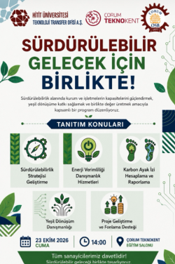 Sürdürülebilirlik ve Yeşil Dönüşüm Bilgilendirme Toplantısı